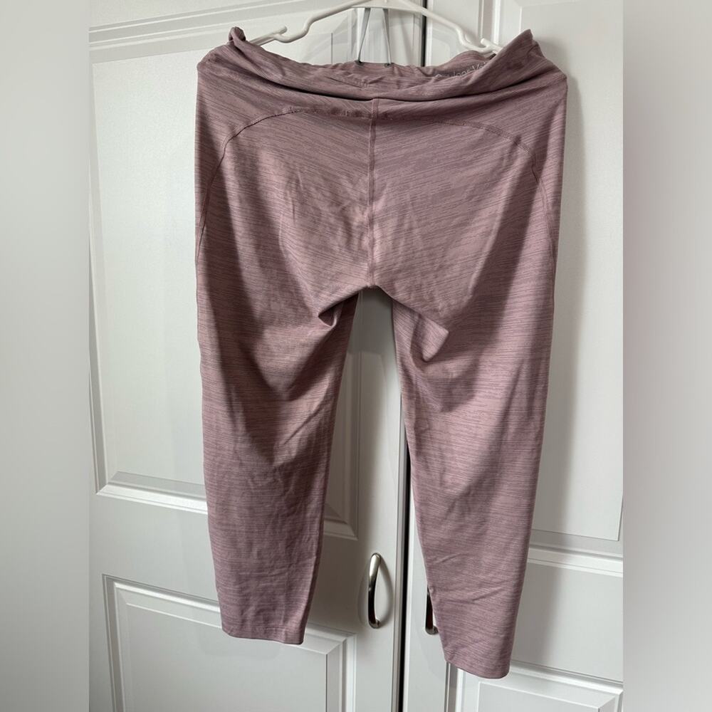 OUTDOOR VOICES XL Leggings, Space Dye, Light Pink/Purple,  Athletic, High Rise - Picture 4 of 6